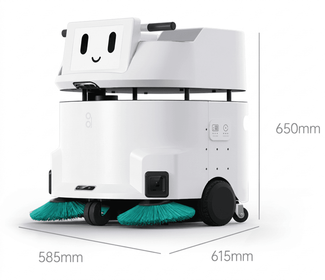 Klean One robot on-site